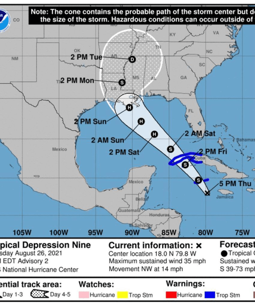 City of Alexandria Braces for Anticipated Hurricane Ida Sunday